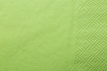 Clean paper napkin as background, top view. Personal hygiene