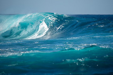 big wave in the north shore of Lanzarote