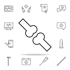 bone medicine icon. Medical icons universal set for web and mobile