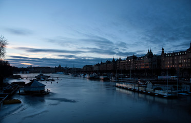 Fototapeta premium stockholm by night