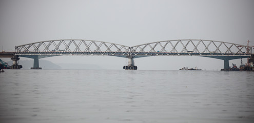 Railway bridge segment Zuari Bridge, Nov 24, 2018 (5206-2)
