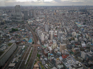Vue aérienne Tokyo