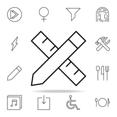 customizable icon. Minimal Universal Theme icons universal set for web and mobile