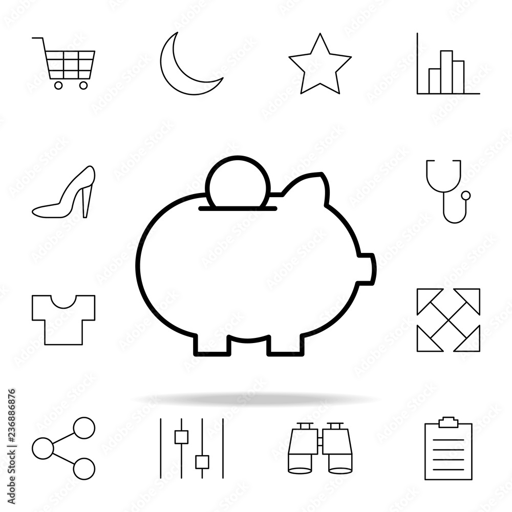 Aufkleber savings icon. minimal universal theme icons universal set for web and mobile