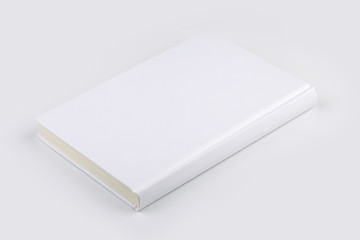 Blank White Book Or Notebook Isolated On White