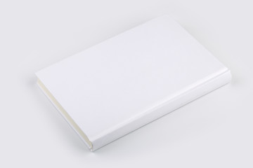 Blank White Book Or Notebook Isolated On White