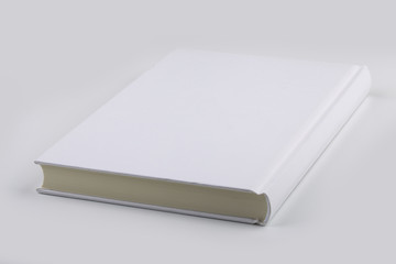 Blank White Book Or Notebook Isolated On White
