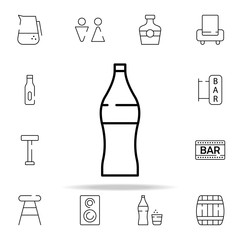 soda bottle icon. bar icons universal set for web and mobile