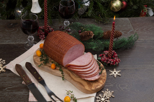 Roasted Glazed Christmas Ham