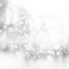 white blur abstract background. bokeh christmas blurred beautiful shiny Christmas lights