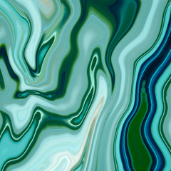 Marble ink colorful. Green marble pattern texture abstract background. can be used for background or wallpaper