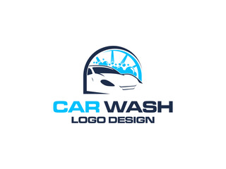 Car wash logo vector inspiration