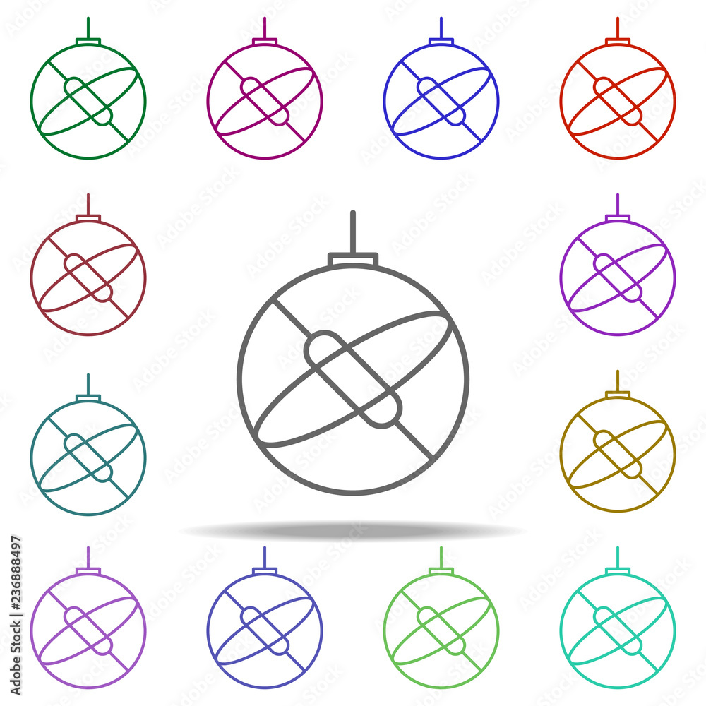 Poster sundial icon. Elements of speedometer in multi color style icons. Simple icon for websites, web design, mobile app, info graphics
