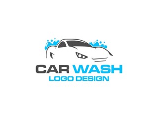 Car wash logo vector inspiration