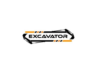 logo excavator design inspiration. can be for logos of real estate, construction, industry and others