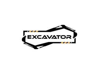 logo excavator design inspiration. can be for logos of real estate, construction, industry and others
