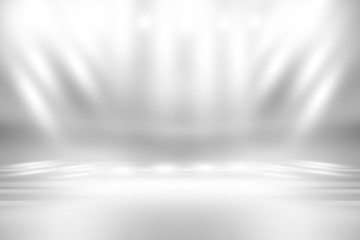 Gray empty room studio gradient used for background and display your product