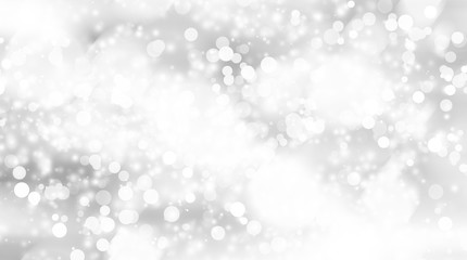 white blur abstract background. bokeh christmas blurred beautiful shiny Christmas lights