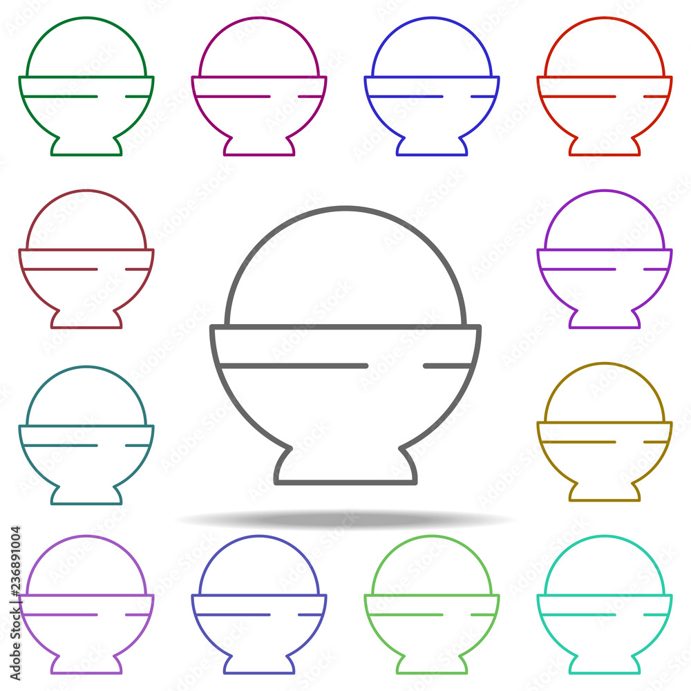Poster indian curry icon. elements of india in multi color style icons. simple icon for websites, web desig