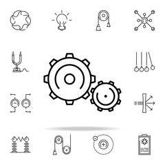 mechanism icon. physics icons universal set for web and mobile
