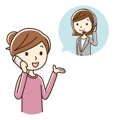 女性　お問い合わせ