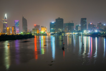 Ho Chi Minh City at night