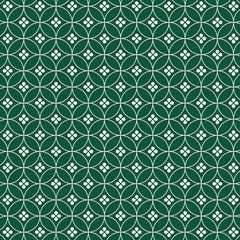 Seamless Japanese pattern with seven jewels (Shippou) motif vector