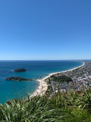 View of Bay of Plenty, Tauranga from Mount Maunganui