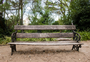 Banco en el Bosque