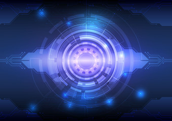 abstract background digital technology concept. Vector illustration