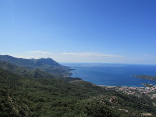 Adriatic coast of Montenegro