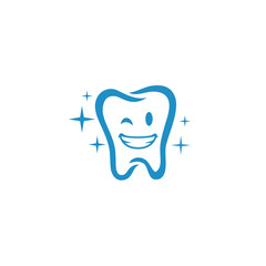 Teeth smile icon - dental logo vector