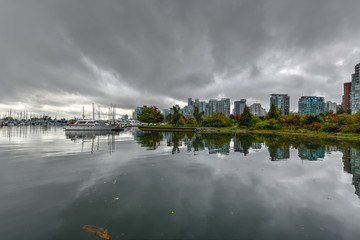 Naklejka premium Downtown Vancouver Skyline - Vancouver, Canada
