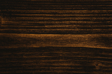 Close up of dark brown wood texture with natural striped pattern background