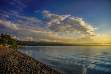 Obraz premium Landscape of lakeside from Iznik (Nicaea), Bursa, Turkey.
