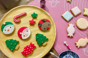 Merry Christmas Santa Cluas Cookies