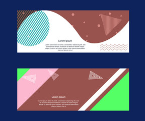 Social media banner template