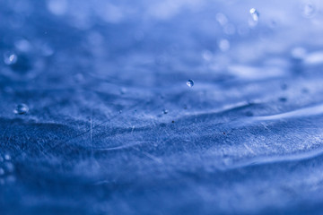 Obraz premium drops and splashes of water macro