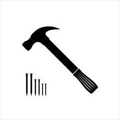 Hammer Nail Icon