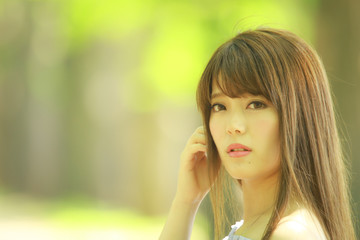 Obraz premium 女性ポートレート