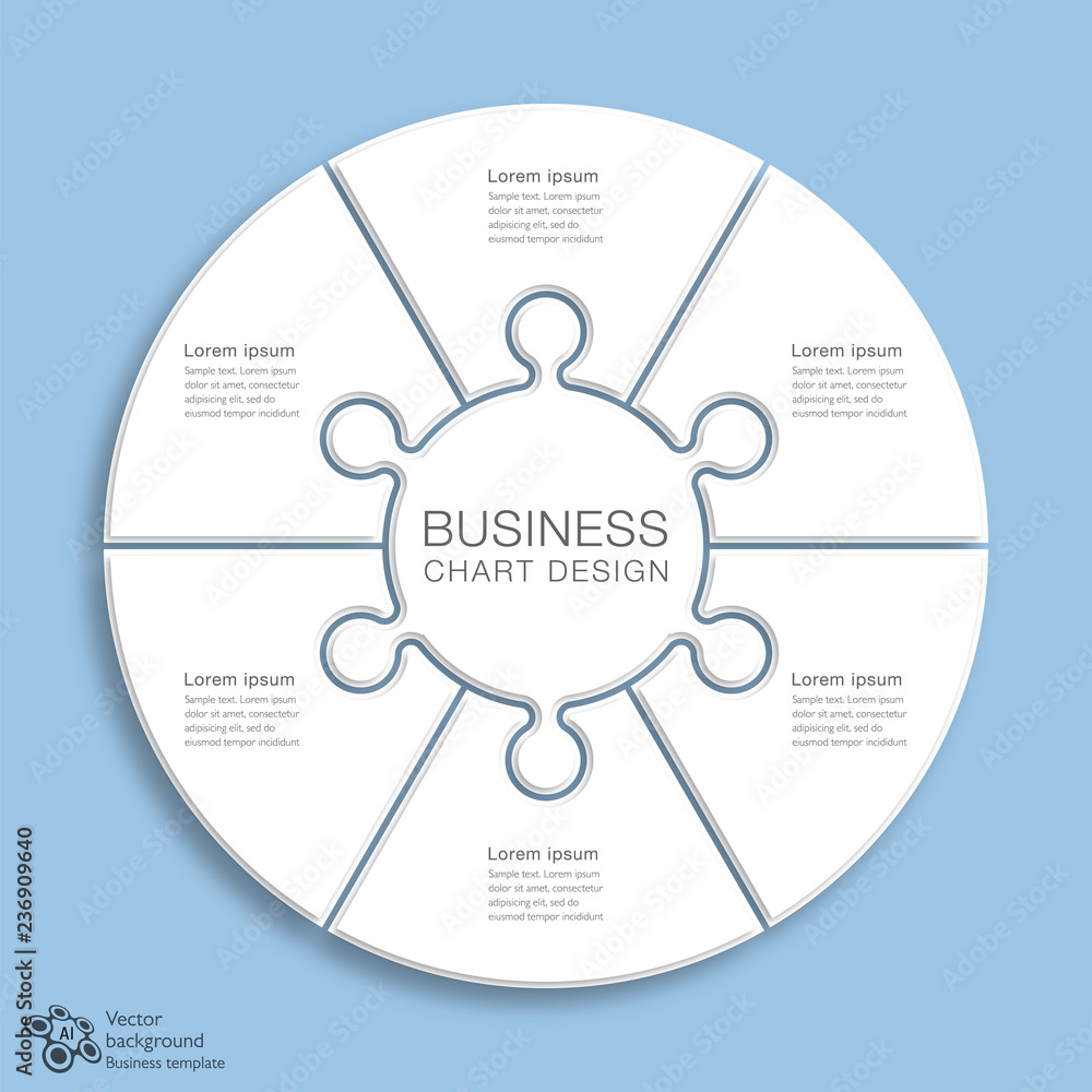 Canvas Prints business chart design #vector graphics