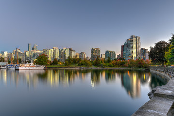 Fototapeta na wymiar Vancouver, Canada Skyline