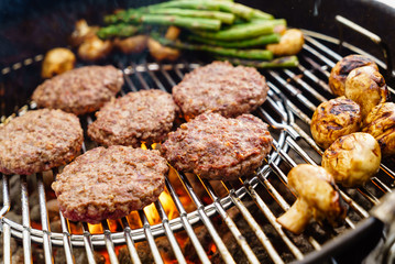 grilled cutles with vegetables