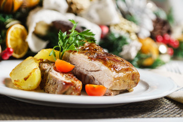 ribs with potatoes