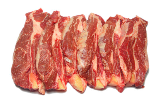 filete de pobre, cuello de ternera.