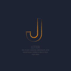 Modern dotted letter J of the Latin alphabet.