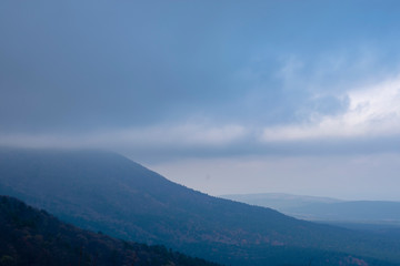 aerial view of mountains