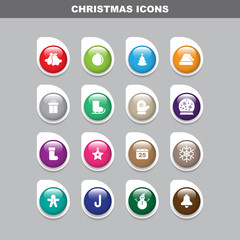 Chirstmas Icon Set with Fullcolor