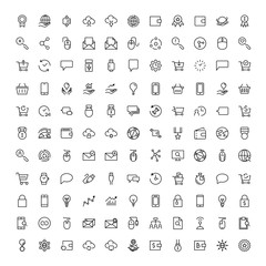 Seo marketing flat icon