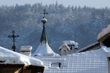 Snow-covered Roofs